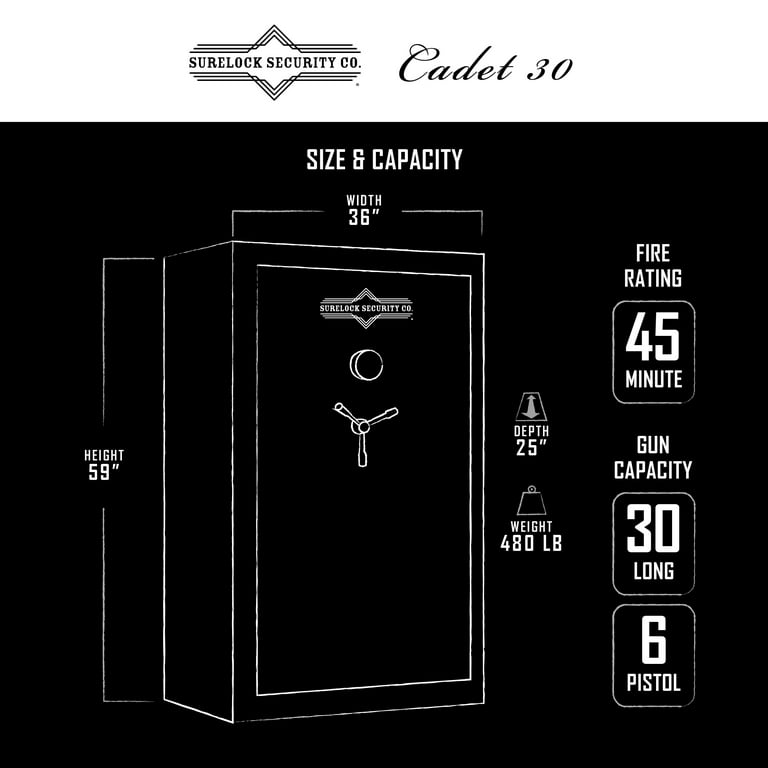 Cadet Series Cadet 30 Gun and Home Safe Cadet Series Cadet 30 Gun and Home Safe
