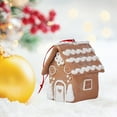 thumbnail image 2 of Nmdmisc Gingerbread House Ornaments Holiday Christmas Tree Ornament Set Gingerbread Christmas Decor with Rope Gingerbread House Decor Xmas Decorative Hanging Ornaments for Xmas (A,1Pcs), 2 of 6
