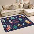 thumbnail image 5 of GZHJMY Soft Foam Nursery Rugs Space Animals Non Slip Play Mats for Kids Boys Girls Playing Room Living Room 72 x 48 inch Carpet Runner, 5 of 5