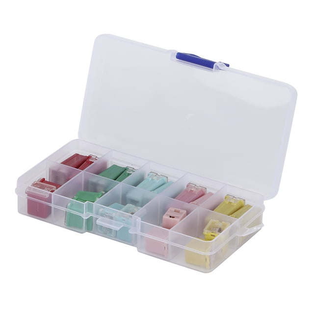 Juego de 20 fusibles rectangulares para tablero de instrumentos, 20 A, 30 A, 40 A, 50 A y 60 A, para Japón y EE. UU.