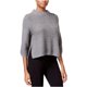 thumbnail image 1 of Rachel Roy suÃ©ter de punto alto y bajo para mujer, gris, extragrande Rachel Roy Tejer, 1 of 2