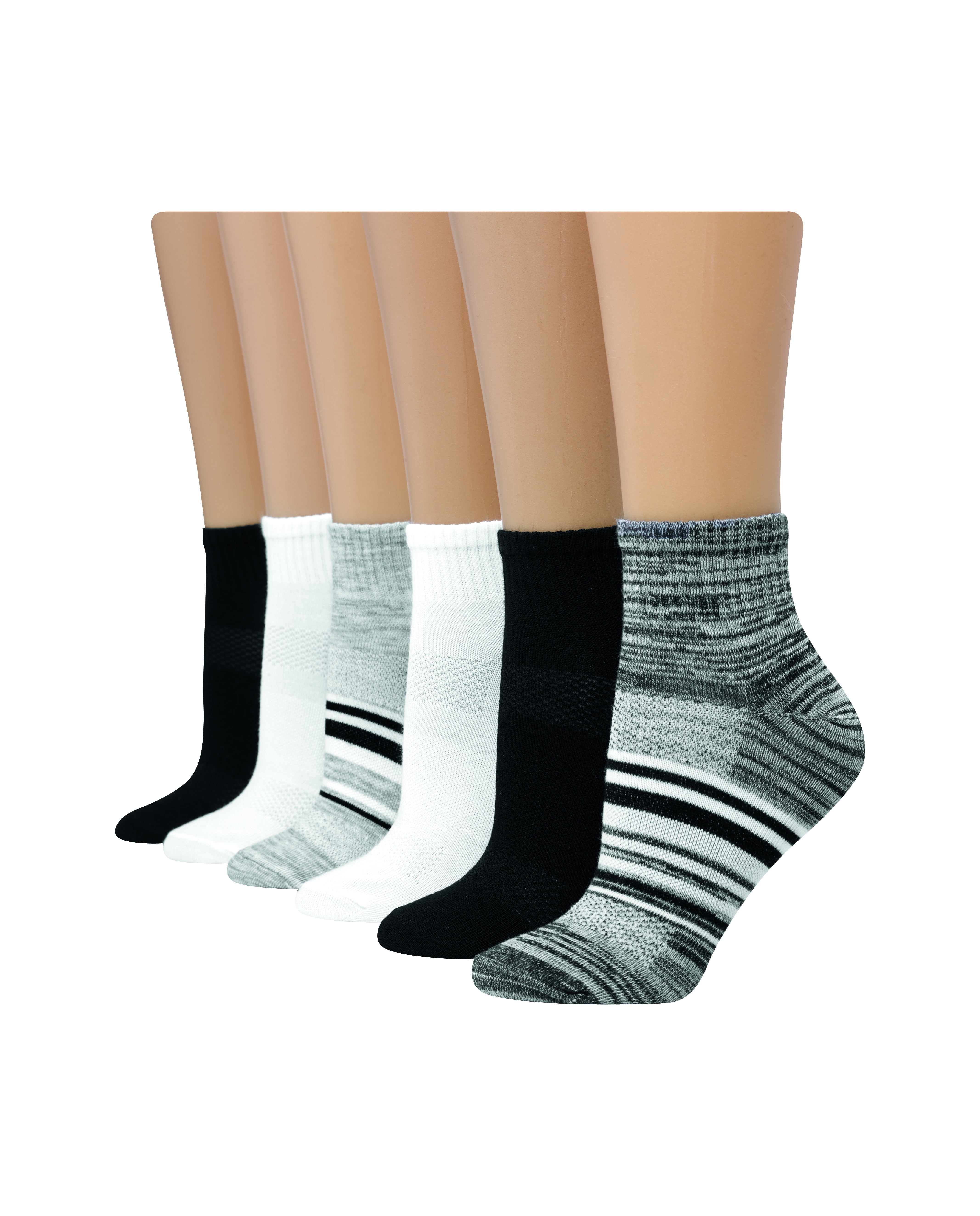 Hanes Women's Comfort Cool Lightweight Ankle Socks 6 pack - Walmart.com