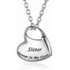 thumbnail image 1 of Cremation Urn Necklace For Ashes Urn Jewelry,forever In My Heart Carved Stainless Steel Keepsake Waterproof Memorial Pendant For Mom & Dad With Fillin, 1 of 4