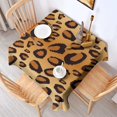 thumbnail image 2 of Gold and Black Of Leopard Print Square Tablecloth,Waterproof Square Table Cover,Wipeable Spillproof Washable Table Cover for Home Kitchen Party Decor 52"x52"(132x132cm), 2 of 6