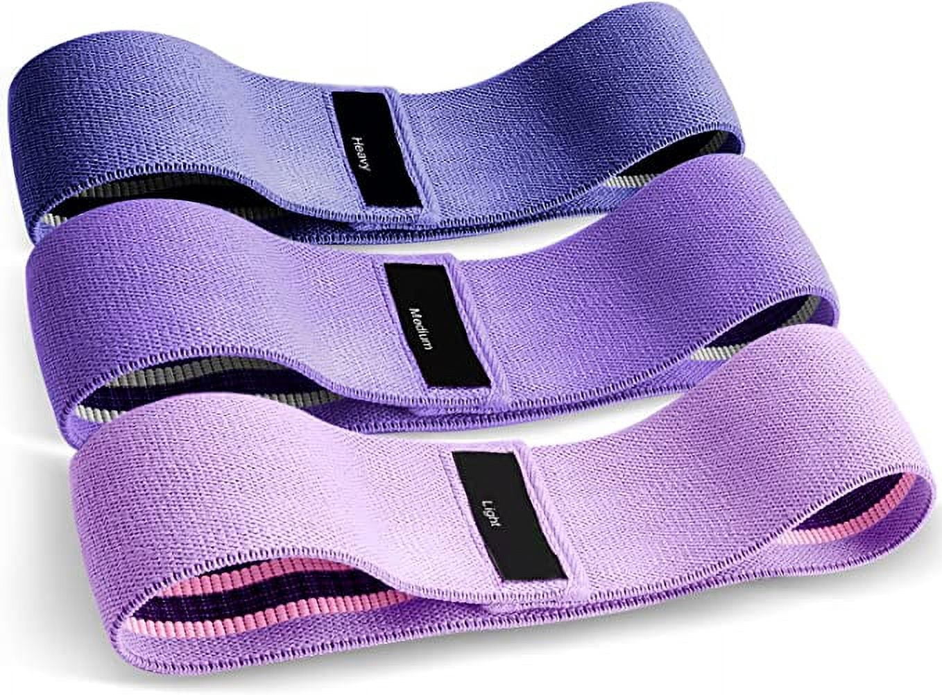 Jinsinto Fabric Resistance Band, Fitness Resistance Band 3 Strength Levels, Sport Resistance Band for Workout