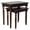 Mahogany, variant on Wayborn JC002W 23 x 24 x 15.5 in. Nesting Table, 2 Piece - White