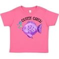 thumbnail image 3 of Inktastic Cutest Catch Cute Purple Fish Boys or Girls Toddler T-Shirt, 3 of 5