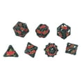 thumbnail image 4 of Juego de dados de rol, juego de dados poliédricos de 7 piezas Juego de dados de metal Dados poliédricos Diseño a prueba de futuro, 4 of 9