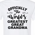 thumbnail image 4 of Inktastic Officially the World's Greatest Great Grandma T-Shirt, 4 of 5