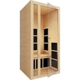 thumbnail image 3 of JNH Lifestyles Joyous 1 Person Infrared Sauna w/ Canadian Hemlock (Low EMF), 3 of 5