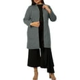 thumbnail image 4 of Panda Uniform by HeedFit Unisex Doctor Lab Coat 37" – XL Grey, 4 of 8