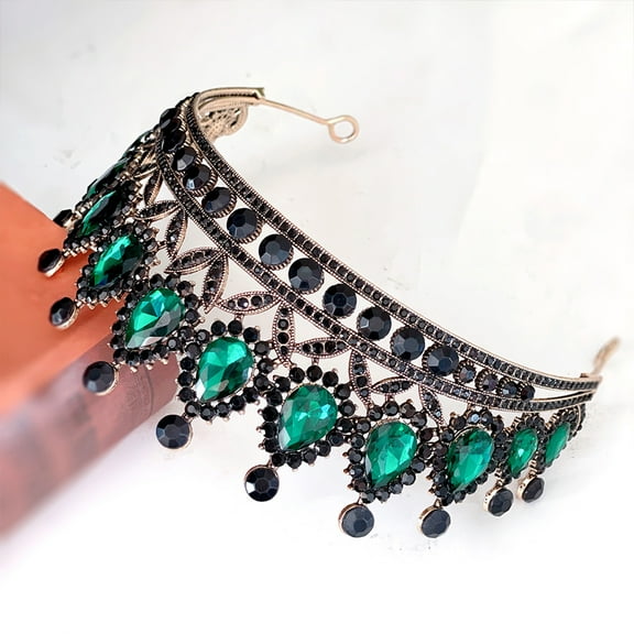 SEWCHICS Bridal Tiara Rhinestone Zinc Alloy 1Pack 6.3X6.3X2.6In