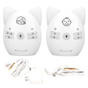 Falleo Clearance Audio Baby Monitor Wireless Digital Focus 2 Way Talk Long Range Night Light US Plug 100?240V White