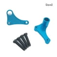 thumbnail image 4 of 2 Pièces de Rechange de Pièce de Direction de Voiture Télécommandée en Métal Modifié Inodore Détachable Solide Pièces de Jouet de Couleur Bleu, 4 of 6