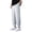 Z111-White, variant on XINPING Big Mens Pants Casual Loose Travel Casual Pants Stretch Waist -Resistant Flat-Front Chino Pant
