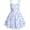 Blue, variant on IBTOM CASTLE Teen Girls Floral Spaghetti Strap Sundress Party Dress | Adjustable Bow V Neck Ruffle Summer Dress, Tween Girls Graduation Dance Dress,Teens Birthday Holiday Dresses Blue