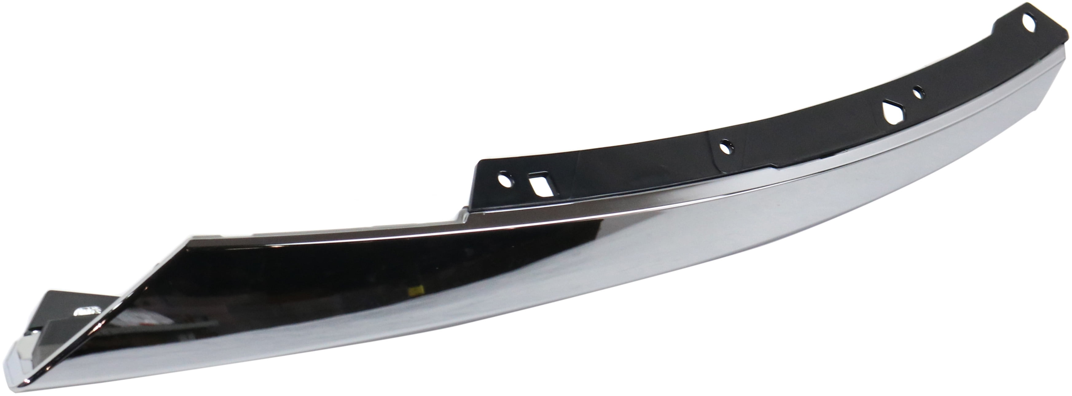 Grille Assembly Compatible With 2016-2018 Honda Civic Left Driver Sedan Coupe Extension Chrome