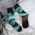 thumbnail image 5 of Bingfone Compression Socks for Women and Men Long Socks for Running Athletic Cycling Nurse- Blue Viper Snake, 5 of 6