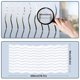 thumbnail image 4 of La película para ventanas esmerilada brinda privacidad Película para ventanas electrostática anti-UV Adhesivo decorativo para ventanas Película para ventanas con patrón de ondas, 4 of 5