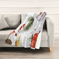Christmas Gifts Throw Blanket 60" x 90" Soft and Warm Blankets for Couch Sofa and Bed