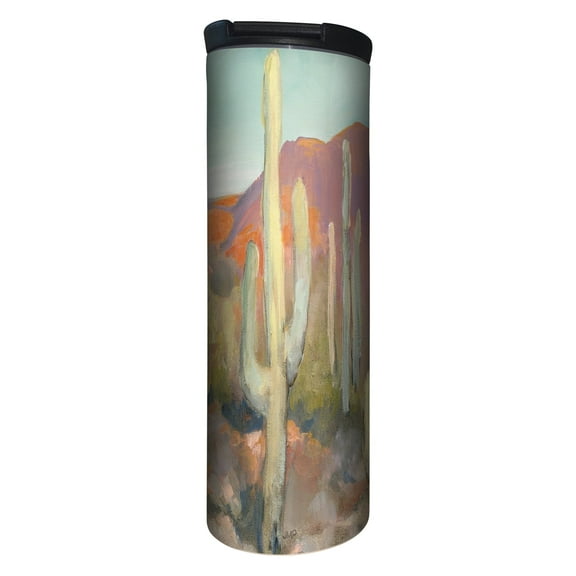 Highland Home "Desert Scene" 17 oz. Double Wall Stainless Steel Tumbler w/Lid
