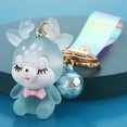 thumbnail image 3 of justharion Keychain Pendant Luminous Hanging Ball Keyring Decoration Backpack Purse Bag Key Chain Handcraft Fashion Stylish Decor Blue, 3 of 8