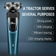thumbnail image 3 of Lingke 8806 Navaja de afeitar para hombre, tres hojas, tres en uno, lavable, con carga USB, 3 of 3