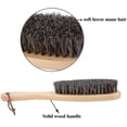 thumbnail image 3 of Lint-Free Clothes Brush, with Soft Real Hair and Wooden Handle, 3 of 4