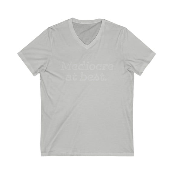 Mediocre Jersey Short Sleeve V-Neck Tee