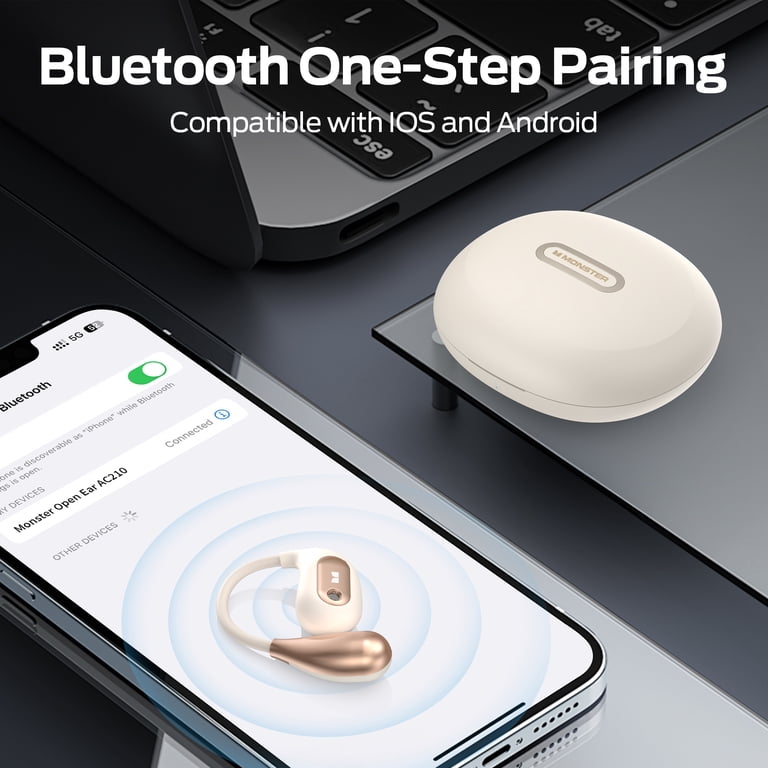 Monster Open Ear AC210 Bluetooth Headphones, 30 Hours Playtime photo 2