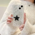 thumbnail image 6 of for iPhone 13 Pro Case with Phone Charm Chain Accessories Cute 3D Sparkle Shiny Stars Rhinestone Clear Phone Case Women Girl Aesthetic Shockproof Case for iPhone 13 Pro-6.1'', 6 of 10