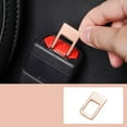 thumbnail image 1 of Riforla Car Seat Belt Insert TAB Holder Bayonet Card Extender Connector Car Interior Accessories Rose Gold, 1 of 7
