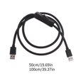 thumbnail image 3 of High Speed USB Cable USB3.0 Male to Male Data Transfer Line 5 Gbps Fast Charging with Switch for HDD Laptop Camera 1m, 3 of 5