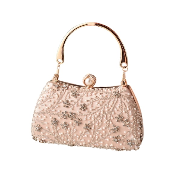 Women's Shoulder Bag Pearls Clutches Purses Evening Handbags Crossbody Bags for Evening Wedding Party Prom