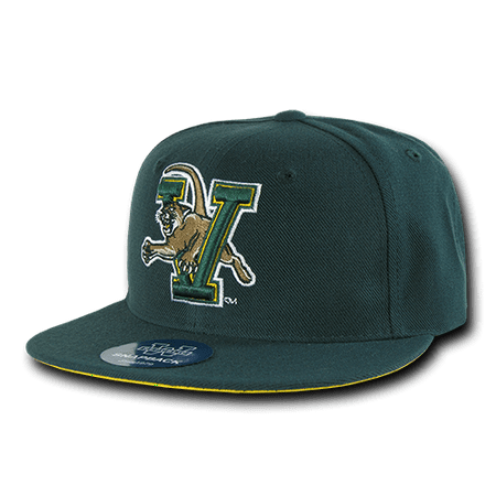 Acrylic College Hat - NCAA University of Vermont Freshmen College Fitted Caps Hats 7 Green