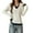 White, variant on Yuanlong Womens Sweaters Long Sleeve Two Tone V Collar Soft Knitted Pullover Sweater Streetwear Fashion Slim Fit Ladies Block Color Tops