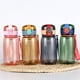 thumbnail image 4 of Wosthever Botella de agua 400ML Sport Fitness Taza portátil para beber con colador de té Semitransparente Al aire libre Estudiante Leche Drinkware Gris Cocina y Comedor Rosado Wosthever HA062969-03, 4 of 6
