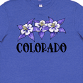 thumbnail image 4 of Inktastic Colorado Columbine Flowers Youth T-Shirt, 4 of 5