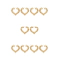 thumbnail image 3 of Pendientes de mujer Sonducket W72819 en forma de corazón paquete de 2, 3 of 6