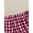 thumbnail image 6 of Suealasg Baby Girls Summer Shorts Infant Plaid Shorts Pants with Elastic Waist Triangle Short Casual Clothes, 6 of 7