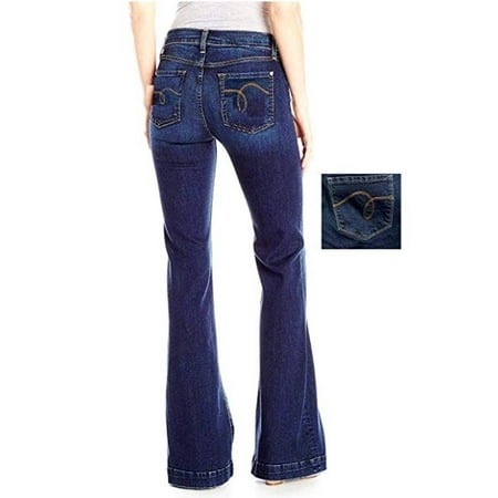 Jack-D Womens Juniors Luscious Curvy Basic Bootcut/Straight Denim Jeans