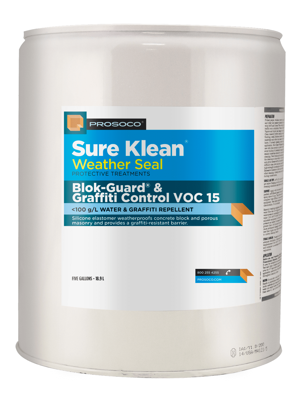 PROSOCO BlokGuard & Graffiti Control VOC 15 Water & Graffiti