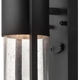 thumbnail image 2 of Hinkley Shelter LED Wall Mount Light, Black Outdoor Fixture, Clear Glass, 2 of 7