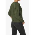 thumbnail image 4 of TheMoogan Women's Closet-Essential Drapey 3/4 Dolman Sleeve Boat Neck Relaxed Ribbed Top, 4 of 7