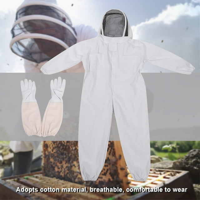 Beekeeping Suit, With Zipper With 3 Pockets Soft And Breathable Beekeeping For Commercial For Apiary