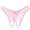 Pink, variant on Women's Sexy Lace G String Thong Open Gusset Low Waist Brief Erotic Underwear Fashion Purple One Size (Purple, One Size)