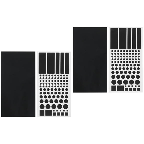 Raindrops LED Light Blocking Stickers Black PVC for Router and Electronic Device Decoration and