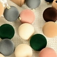thumbnail image 4 of 12 Pcs Christmas Velvet Balls 2.4" Flocked Christmas Hanging Ornaments Handmade Velvet Balls Christmas Tree Ornaments Xmas Velvet Tree Bulbs for Wedding Anniversary Party, 4 of 9