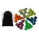 thumbnail image 4 of de dados de acrílico luminoso RPG, D8 D10 D12 D20 juguetes con bolsa, de dados poliédricos para s de Hugo Dados poliédricos, 4 of 9