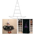 thumbnail image 3 of een Metal Wreath Frame Witch Hat Pumpkin Shaped DIY Door Hanging Decor Fall Autumn Farmhouse Decoration 25x20cm 34x32cm"}, 3 of 6
